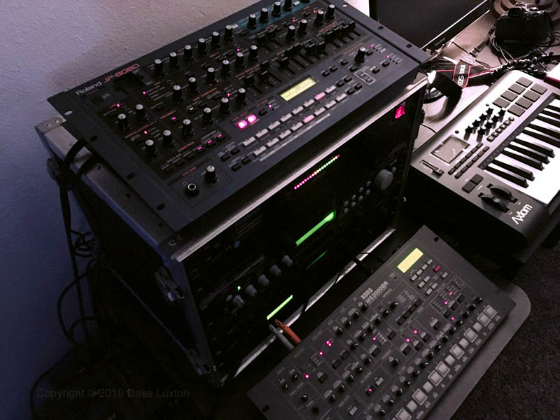 Dave Luxton's synthesizers